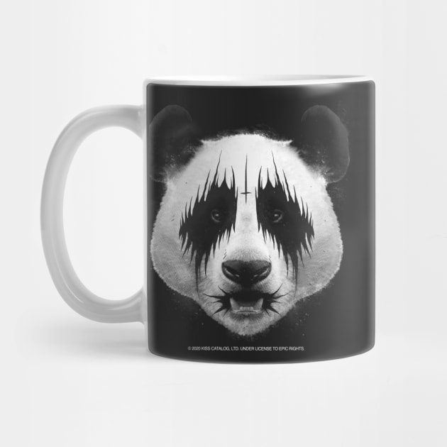 KISS Rock Music Panda by Evoke Collective